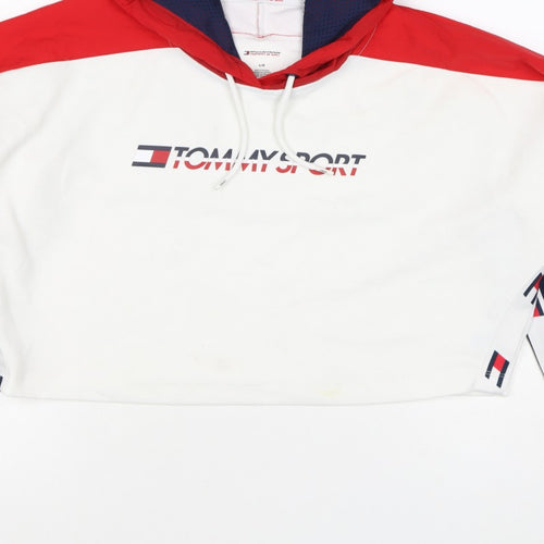 Tommy Sport Women’s Multicolour L Logo Colourblock Pullover Hoodie