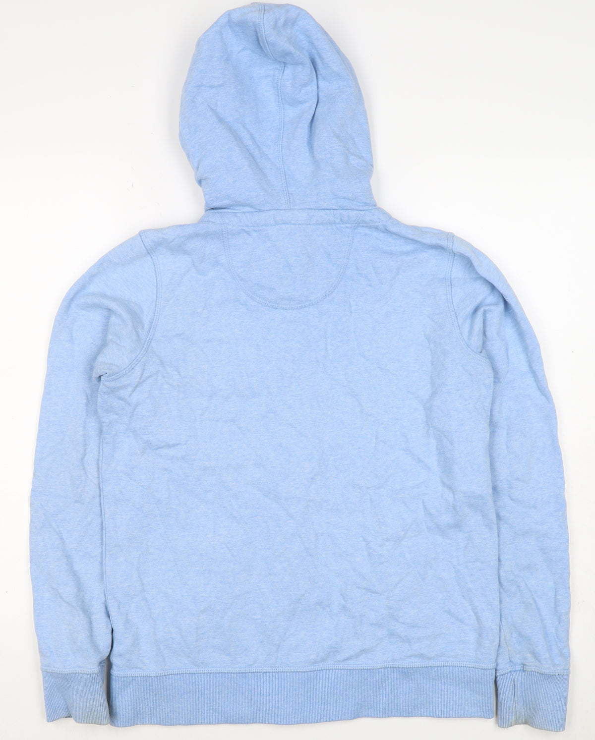 Fat Face Women Blue UK 10 Full Zip Hooded Cotton Blend Hoodie