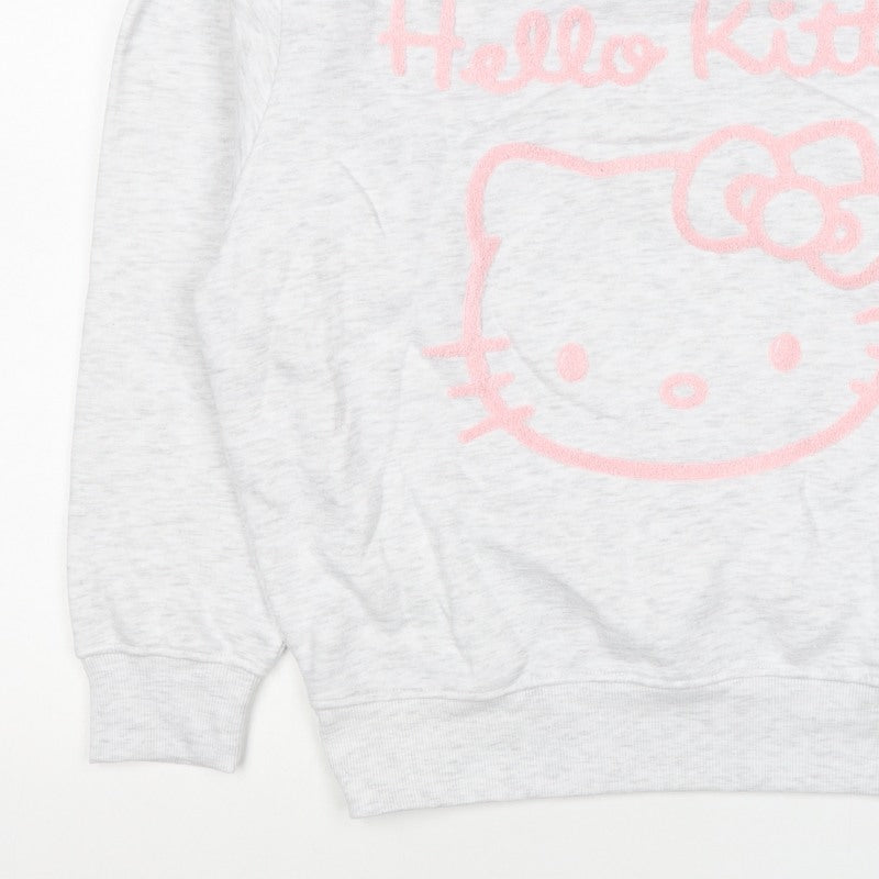 Additional view of Primark Hello Kitty Women’s Grey Pink S Pullover Sweatshirt