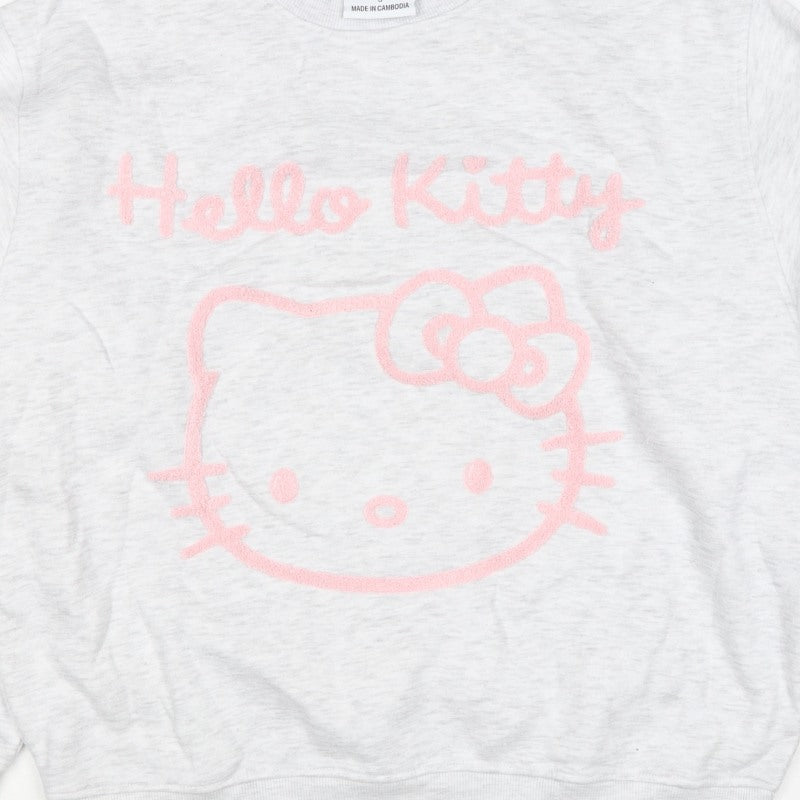 Additional view of Primark Hello Kitty Women’s Grey Pink S Pullover Sweatshirt