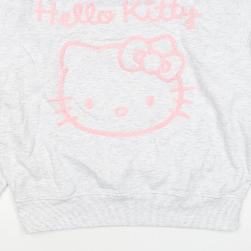 Additional view of Primark Hello Kitty Women’s Grey Pink S Pullover Sweatshirt