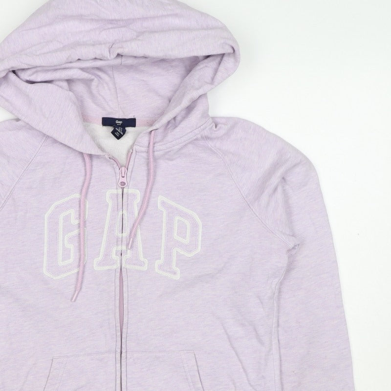 Gap Women’s Pink S Full Zip Logo Hooded Fleece Hoodie