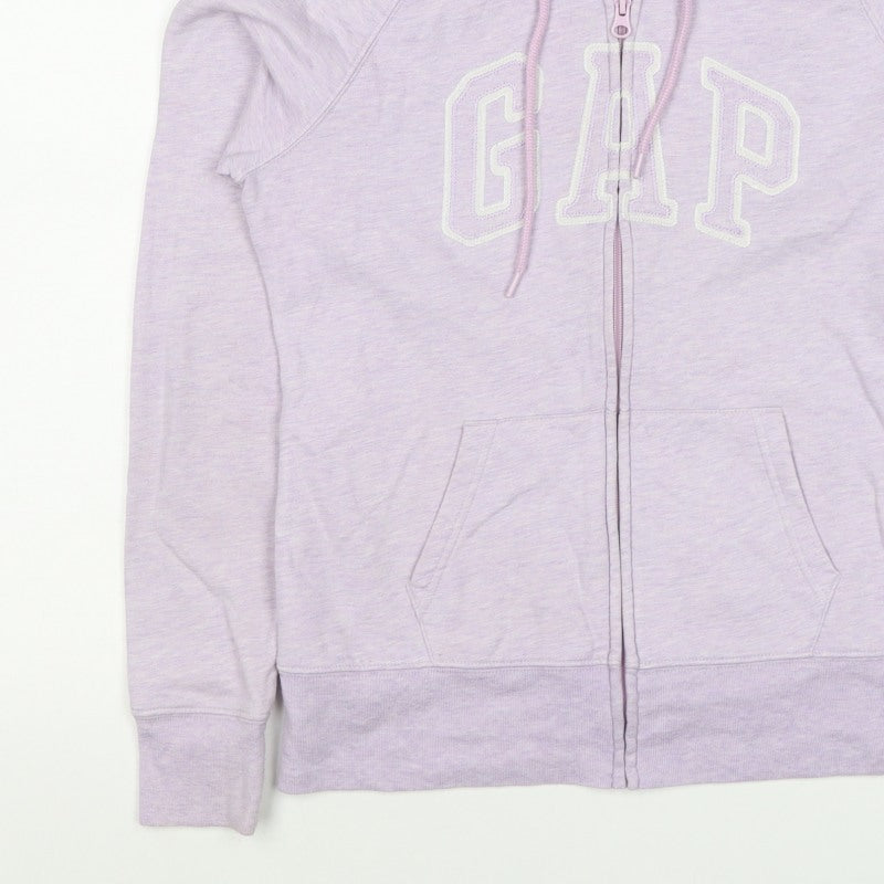 Gap Women’s Pink S Full Zip Logo Hooded Fleece Hoodie