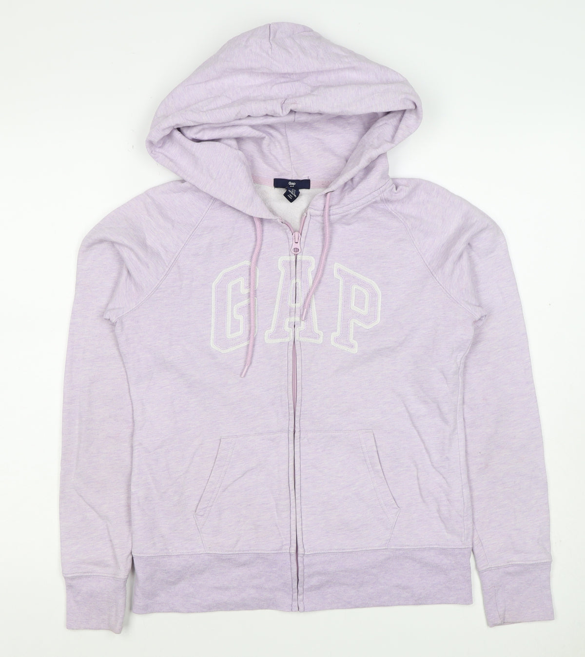 Gap Women’s Pink S Full Zip Logo Hooded Fleece Hoodie