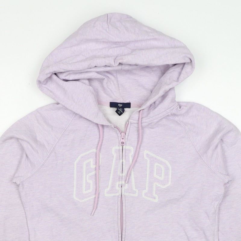Gap Women’s Pink S Full Zip Logo Hooded Fleece Hoodie