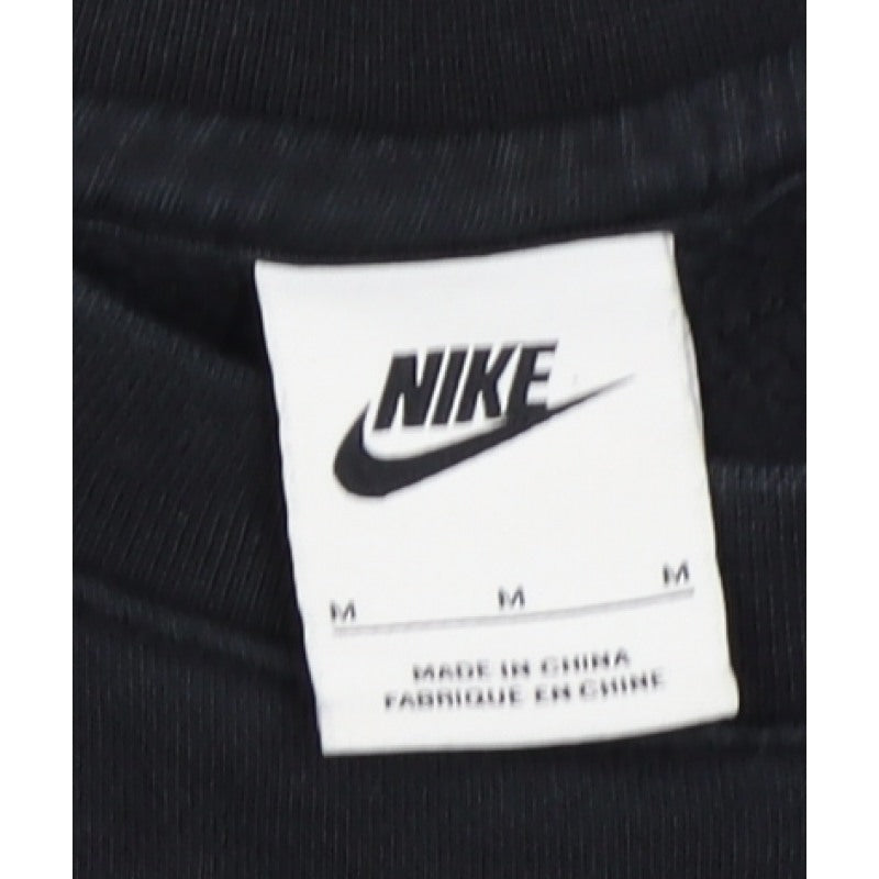 Nike Men’s Black M Crew Neck Pullover Sweatshirt Embroidered Logo