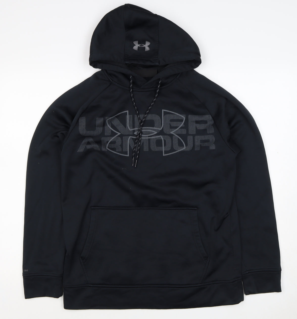 Under Armour Men’s Black S Loose Fit Logo Graphic Pullover Hoodie