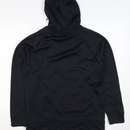 Under Armour Men’s Black S Loose Fit Logo Graphic Pullover Hoodie