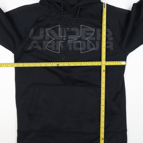 Under Armour Men’s Black S Loose Fit Logo Graphic Pullover Hoodie