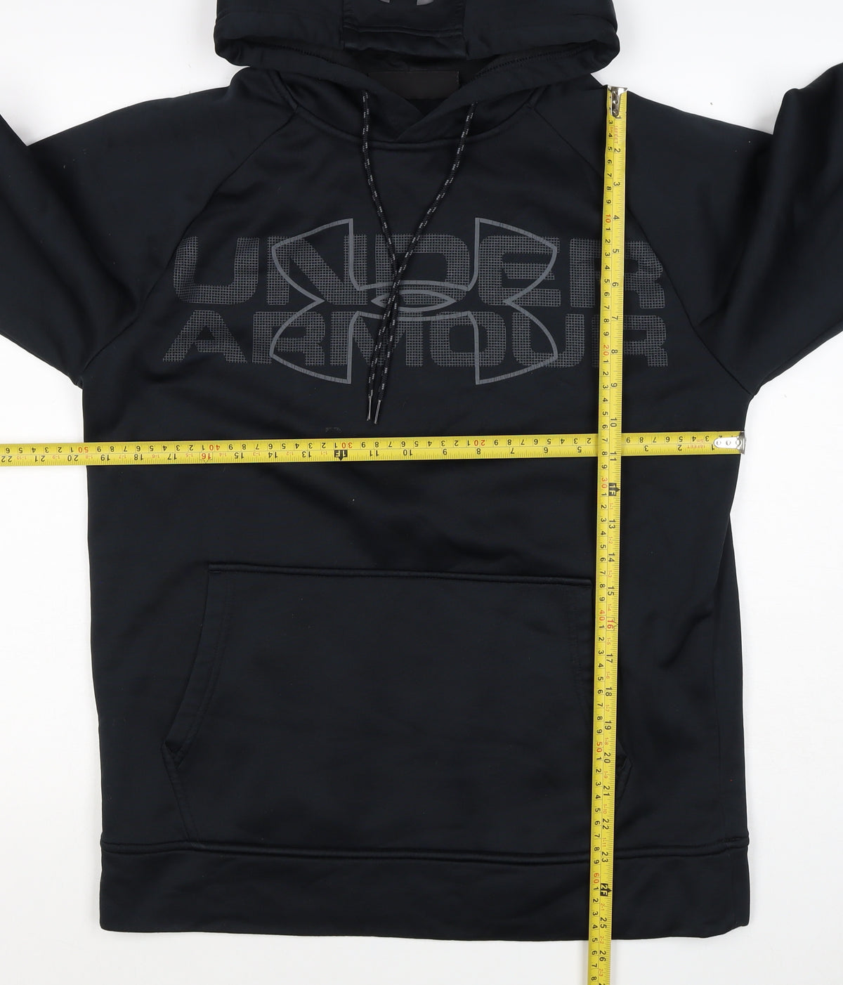 Under Armour Men’s Black S Loose Fit Logo Graphic Pullover Hoodie