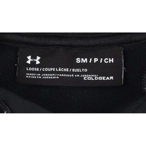 Under Armour Men’s Black S Loose Fit Logo Graphic Pullover Hoodie