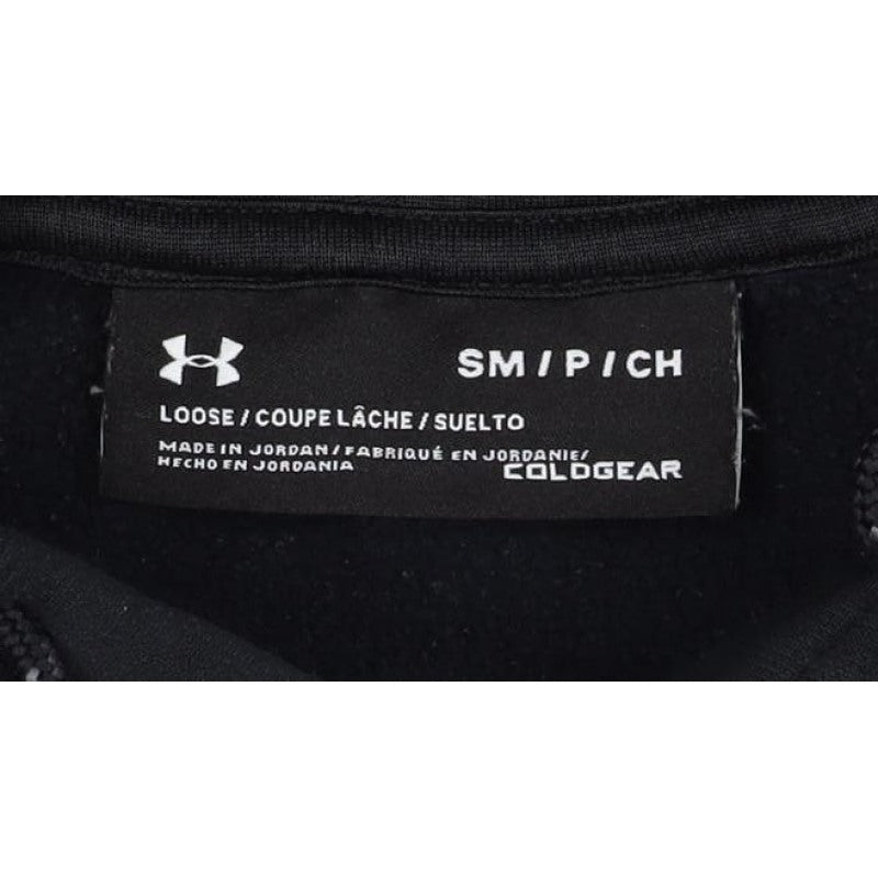 Under Armour Men’s Black S Loose Fit Logo Graphic Pullover Hoodie