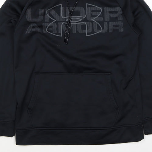 Under Armour Men’s Black S Loose Fit Logo Graphic Pullover Hoodie