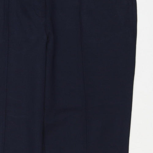 Marks and Spencer Women’s Navy Size 18 Short Straight Pull-On Trousers