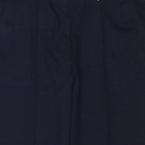 Marks and Spencer Women’s Navy Size 18 Short Straight Pull-On Trousers