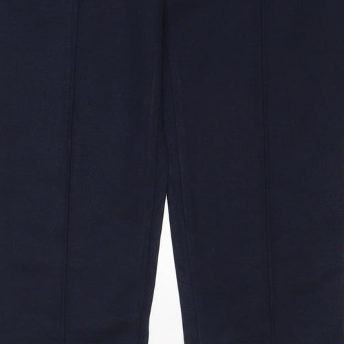 Marks and Spencer Women’s Navy Size 18 Short Straight Pull-On Trousers