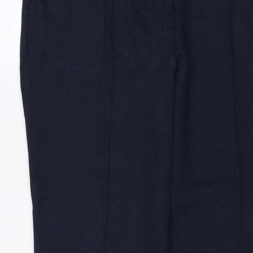 Marks and Spencer Women’s Navy Size 18 Short Straight Pull-On Trousers
