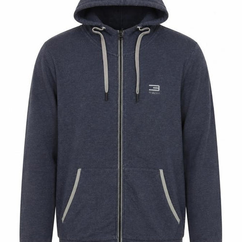 Jack & Jones Tech Men’s Blue L Full Zip Hooded Hoodie