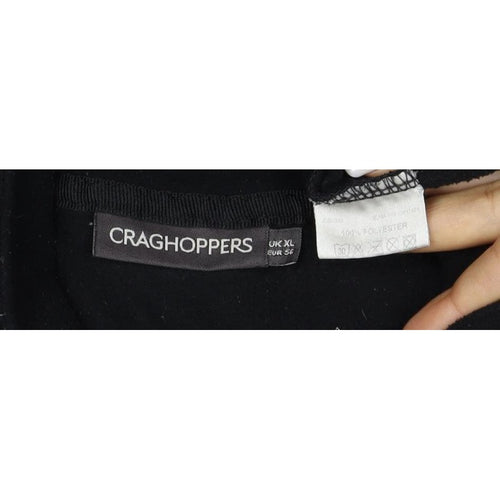 Craghoppers Men’s Black XL Half Zip Fleece Pullover Outdoor Sweatshirt