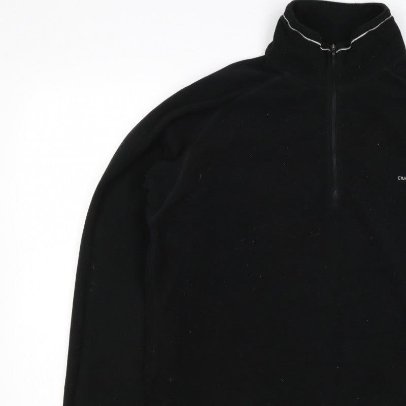 Craghoppers Men’s Black XL Half Zip Fleece Pullover Outdoor Sweatshirt