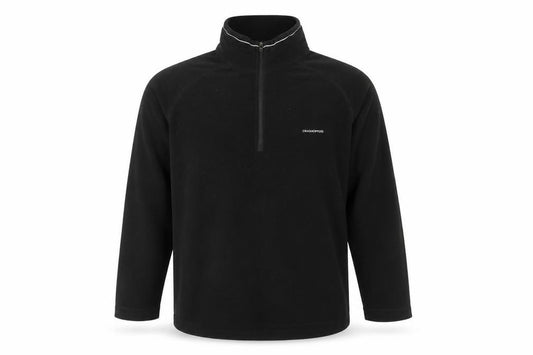 Craghoppers Men’s Black XL Half Zip Fleece Pullover Outdoor Sweatshirt