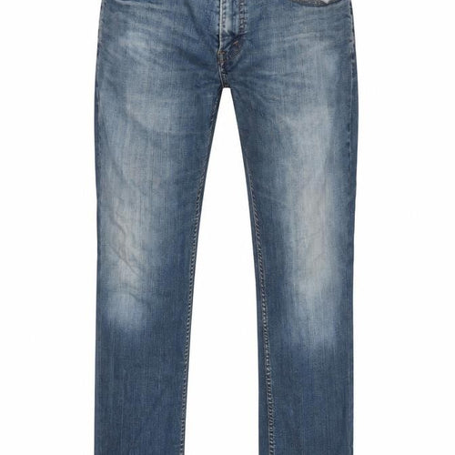 Levi's Men's Blue W33 L30 Straight Fit Medium Wash Denim Jeans