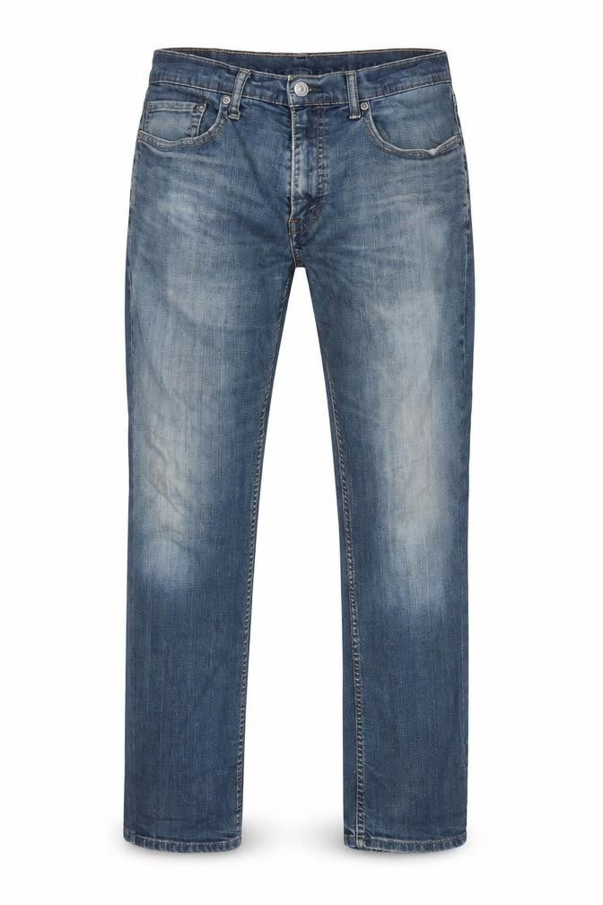 Levi's Men's Blue W33 L30 Straight Fit Medium Wash Denim Jeans