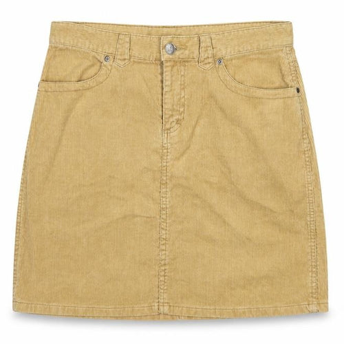 Divided by H&M Women Beige UK 12 Corduroy Pencil Mini Skirt Pockets
