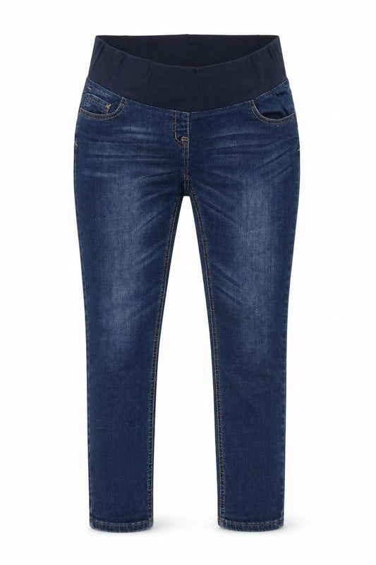 Next Women Blue Maternity Skinny Jeans Size 10 Regular Stretch