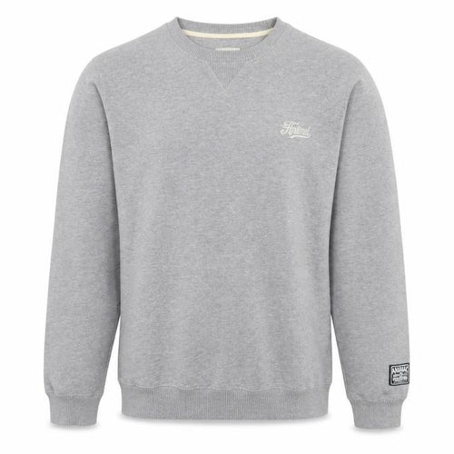 Animal Men’s Grey S Pullover Crew Neck Embroidered Logo Sweatshirt