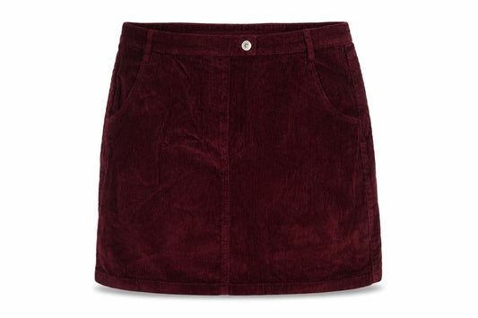Papaya Women Burgundy Size 16 Corduroy Mini Pencil Skirt Pockets