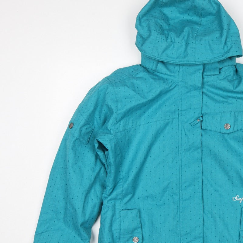 Surfanic Women’s Blue M Waterproof Breathable Hooded Ski Jacket