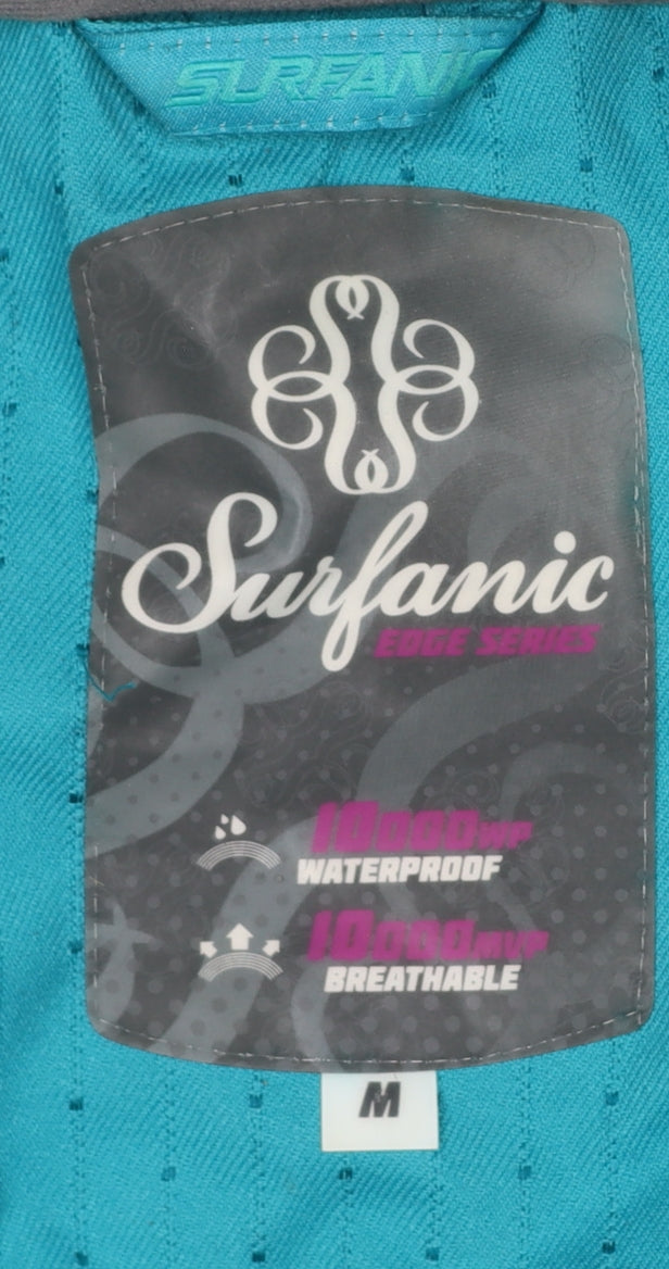Surfanic Women’s Blue M Waterproof Breathable Hooded Ski Jacket