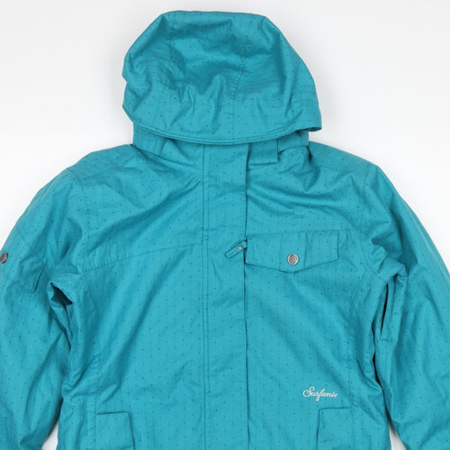 Surfanic Women’s Blue M Waterproof Breathable Hooded Ski Jacket