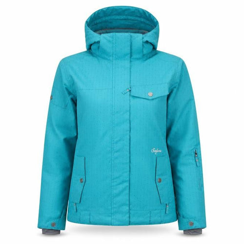 Surfanic Women’s Blue M Waterproof Breathable Hooded Ski Jacket