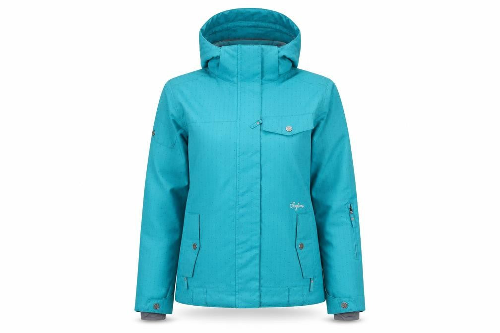 Surfanic Women’s Blue M Waterproof Breathable Hooded Ski Jacket