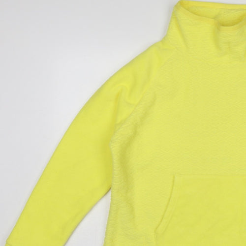Weird Fish Women’s Yellow UK 20 Pullover Hooded Fleece Sweatshirt