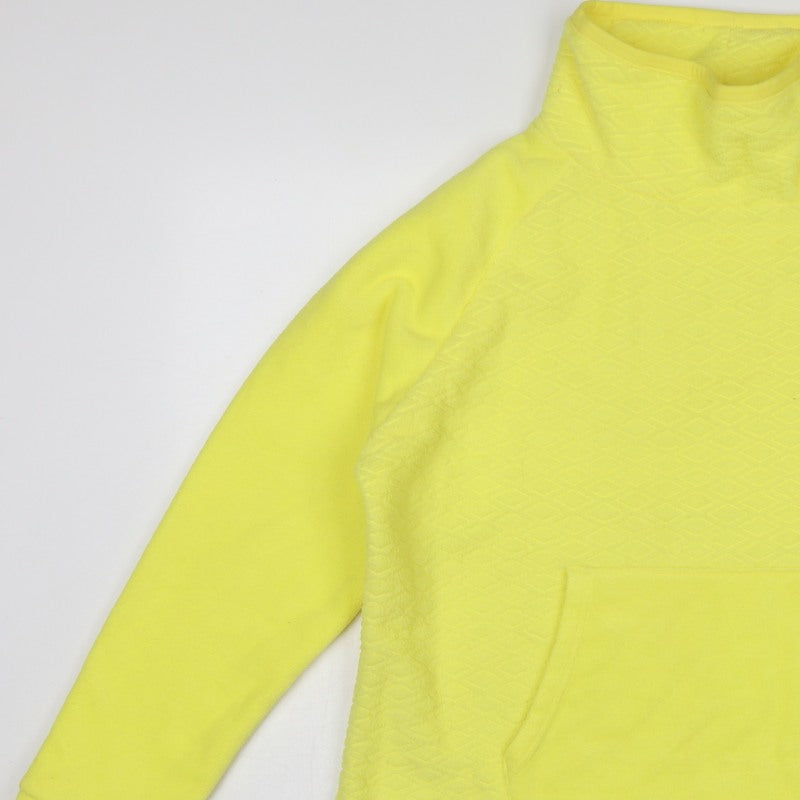Weird Fish Women’s Yellow UK 20 Pullover Hooded Fleece Sweatshirt