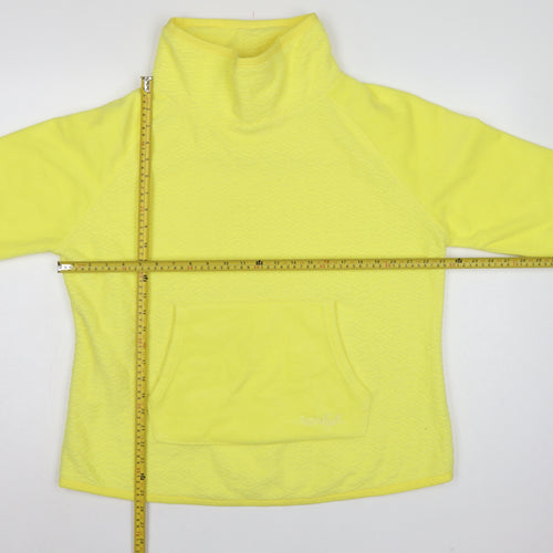 Weird Fish Women’s Yellow UK 20 Pullover Hooded Fleece Sweatshirt
