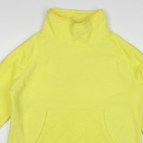 Weird Fish Women’s Yellow UK 20 Pullover Hooded Fleece Sweatshirt