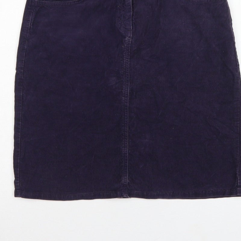 John Lewis Women’s Blue Corduroy Pencil Skirt Size 12 Knee Length
