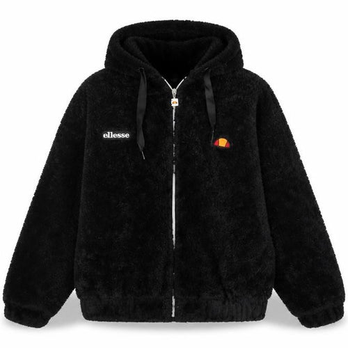 Ellesse Women’s Black UK 10 Giovanna Hooded Faux Fur Fleece Jacket