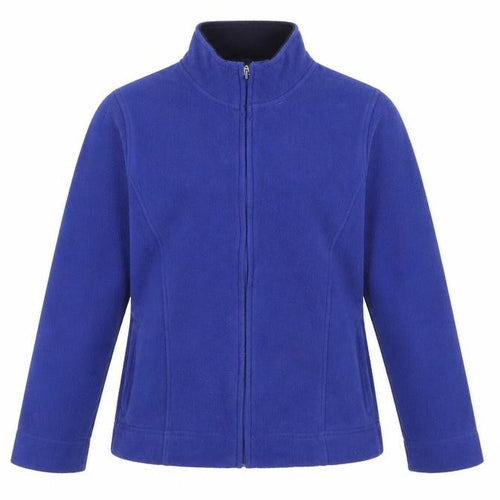 Isle Essentials Women’s Blue Fleece Jacket S UK 10-12 Full Zip Pockets