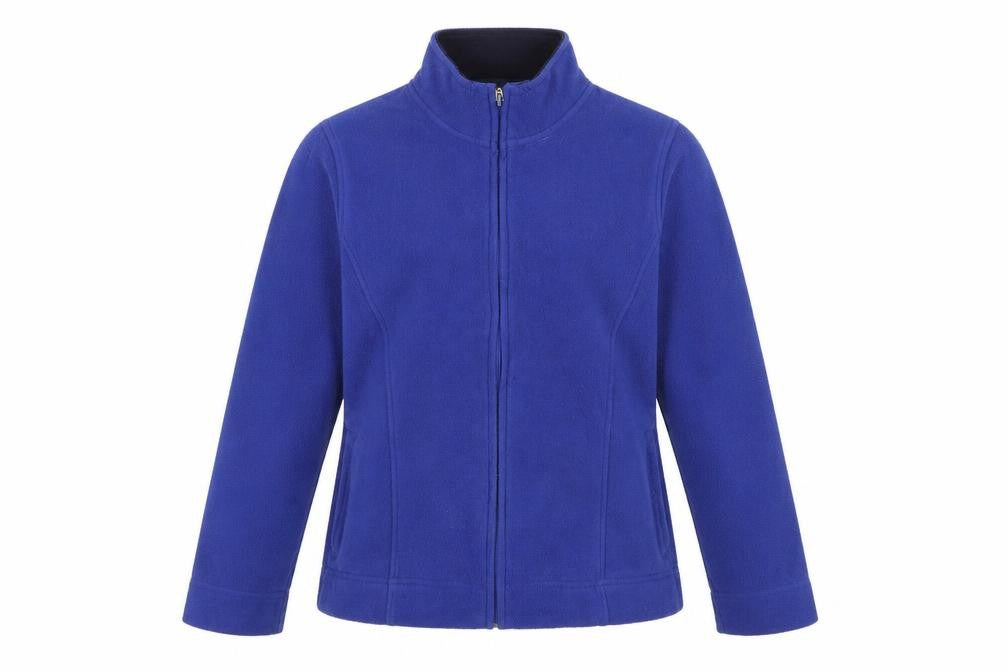 Isle Essentials Women’s Blue Fleece Jacket S UK 10-12 Full Zip Pockets