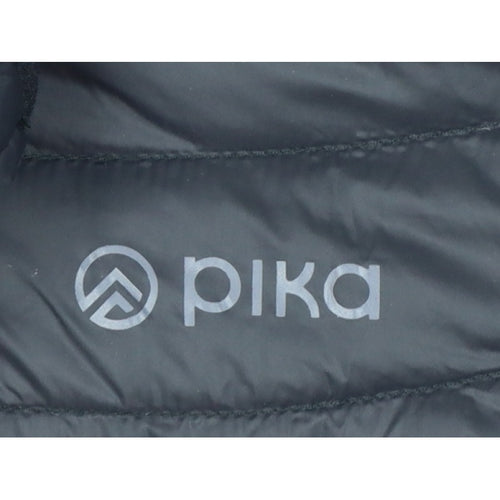 Pika Men's Black S Hooded Puffer Jacket Quilted Insulated Outdoor