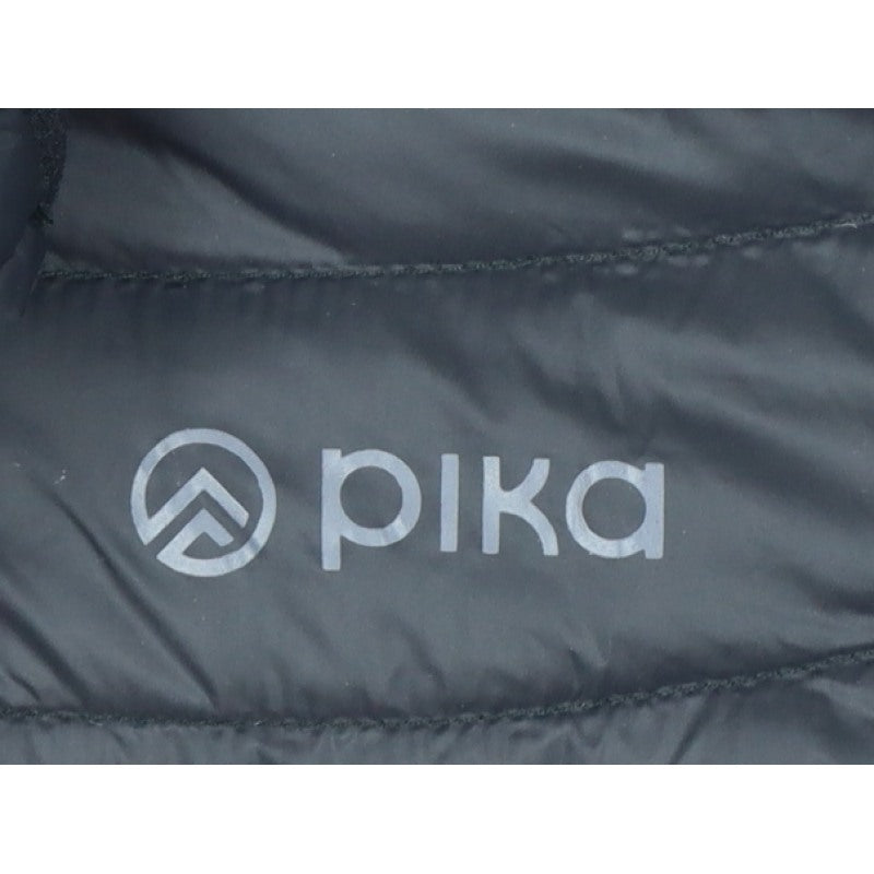 Pika Men's Black S Hooded Puffer Jacket Quilted Insulated Outdoor