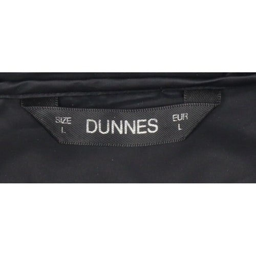 Dunnes Stores Women Black Size 18 Hooded Padded Longline Puffer Gilet