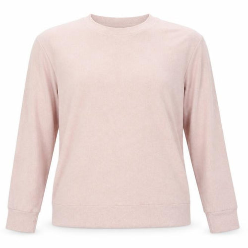 Uniqlo Women Pink XS Basic Crew Neck Long Sleeve Knit Top