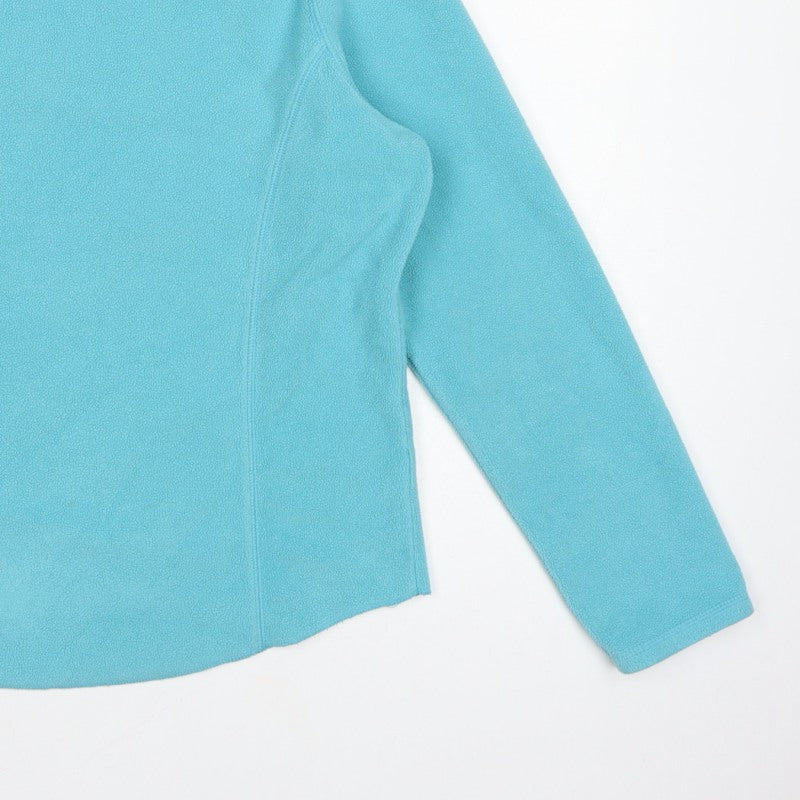 Additional view of Gap Women’s Blue L Fleece Pullover Sweatshirt Raglan Sleeve