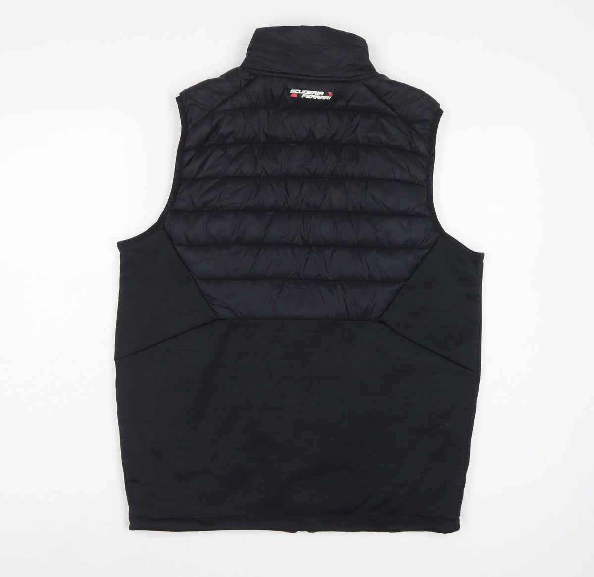 Scuderia Ferrari Men’s Black M Padded Puffer Racing Gilet Waistcoat